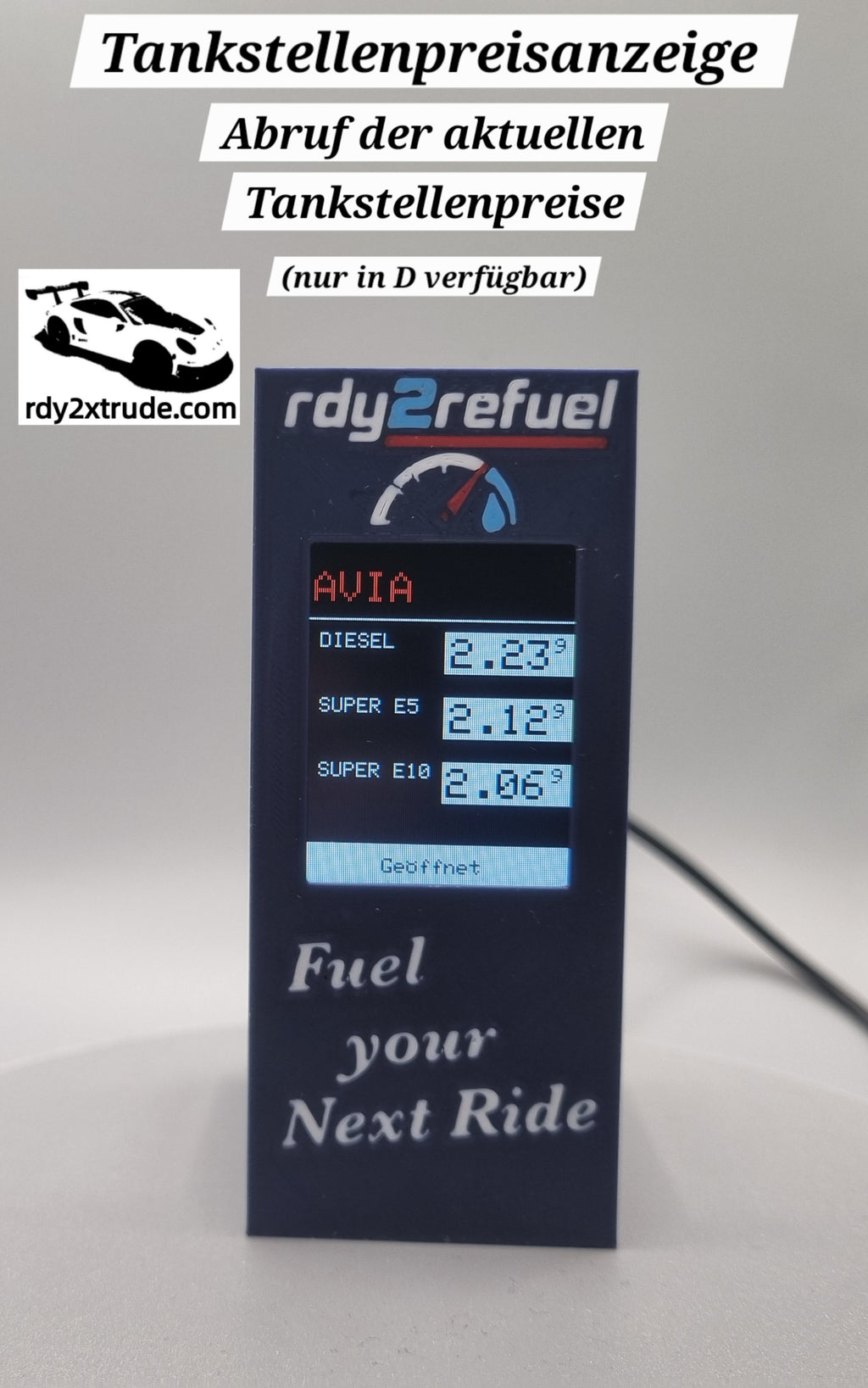 Tankstelle rdy2refuel für Carrera HYBRID Maßstab 1:50