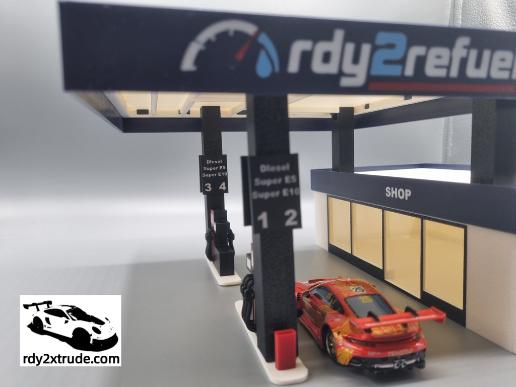 Tankstelle rdy2refuel für Carrera HYBRID Maßstab 1:50
