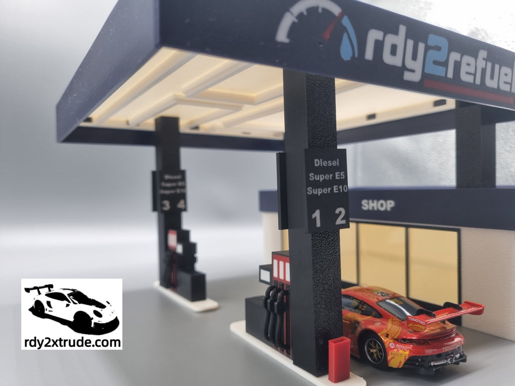 Tankstelle rdy2refuel für Carrera HYBRID Maßstab 1:50