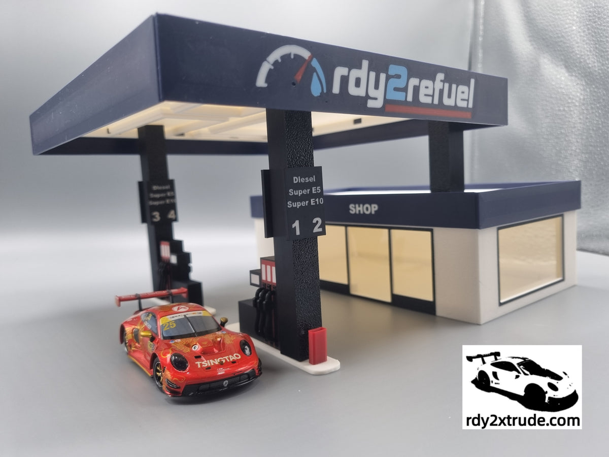 Tankstelle rdy2refuel für Carrera HYBRID Maßstab 1:50