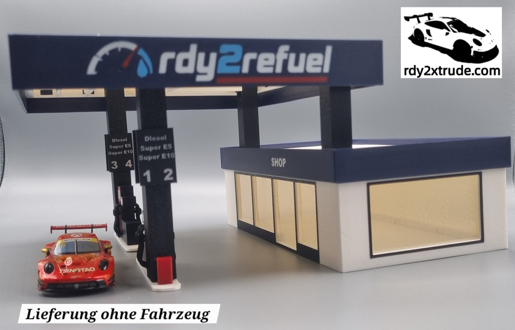 Tankstelle rdy2refuel für Carrera HYBRID Maßstab 1:50