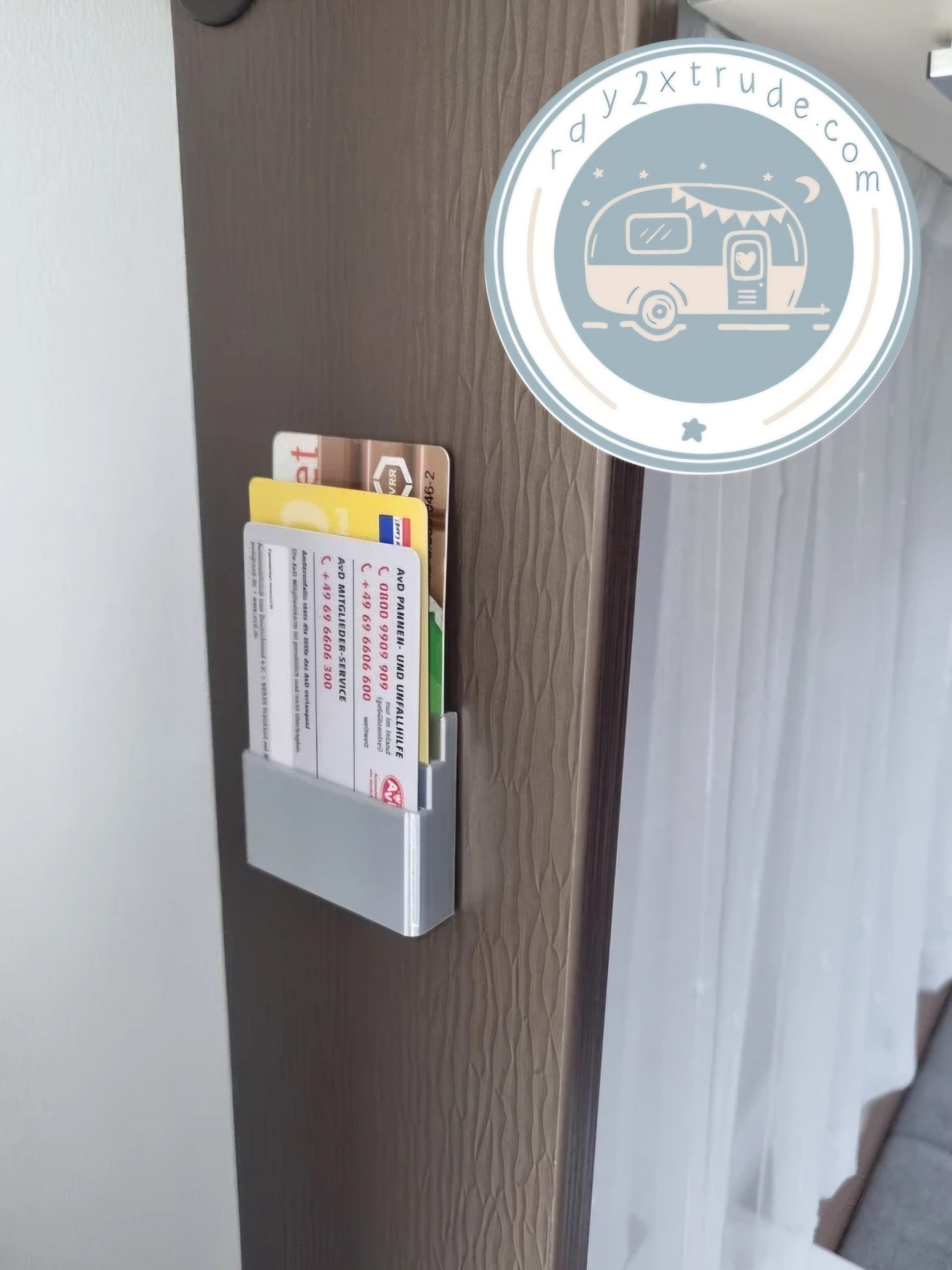 Camping Keycard Halterung für bis zu 3 Karten im Scheckkartenformat