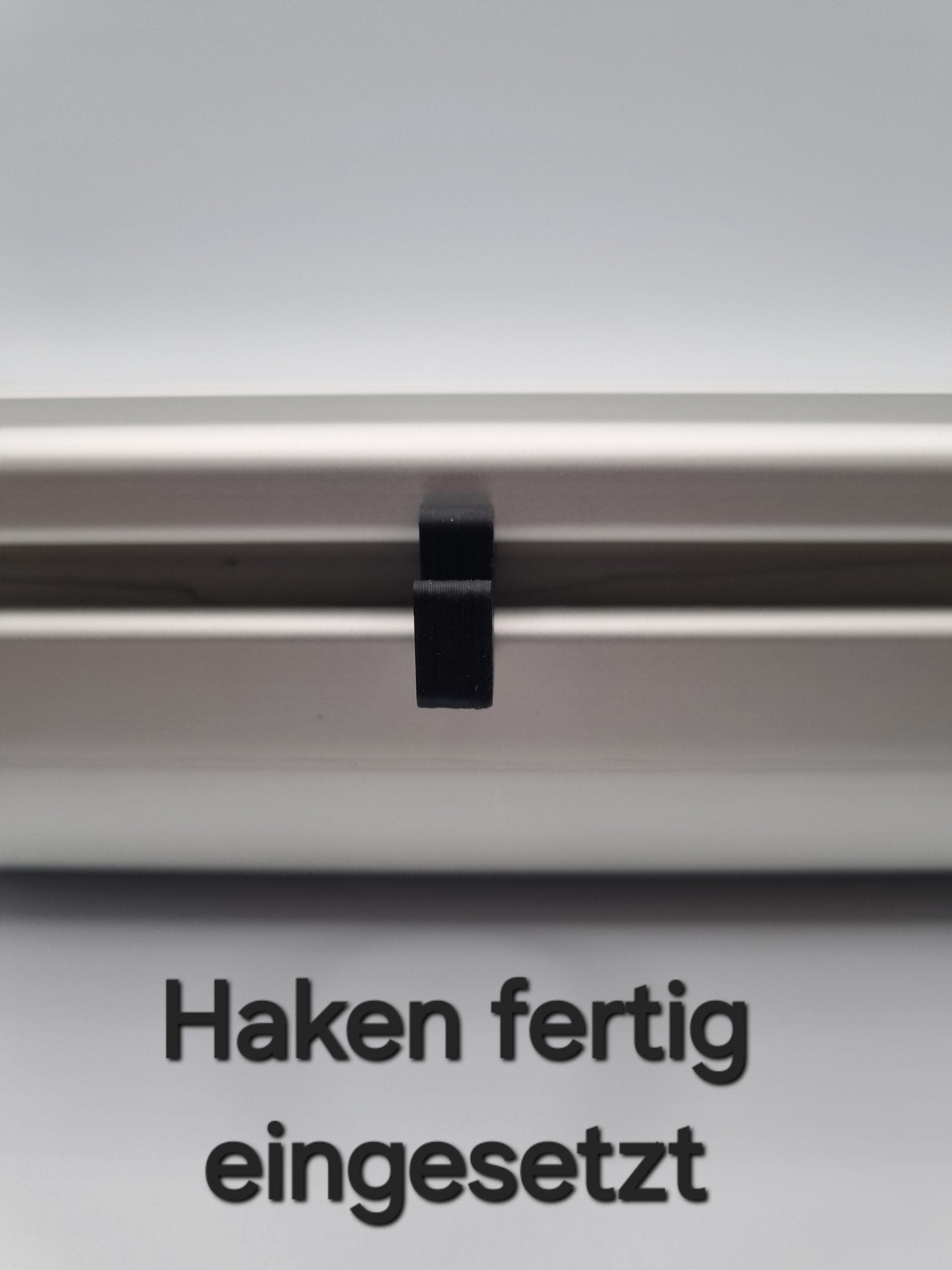 10'er Set Einsteckhaken für WIGO-Welle - Dachstangenführung -schwarz