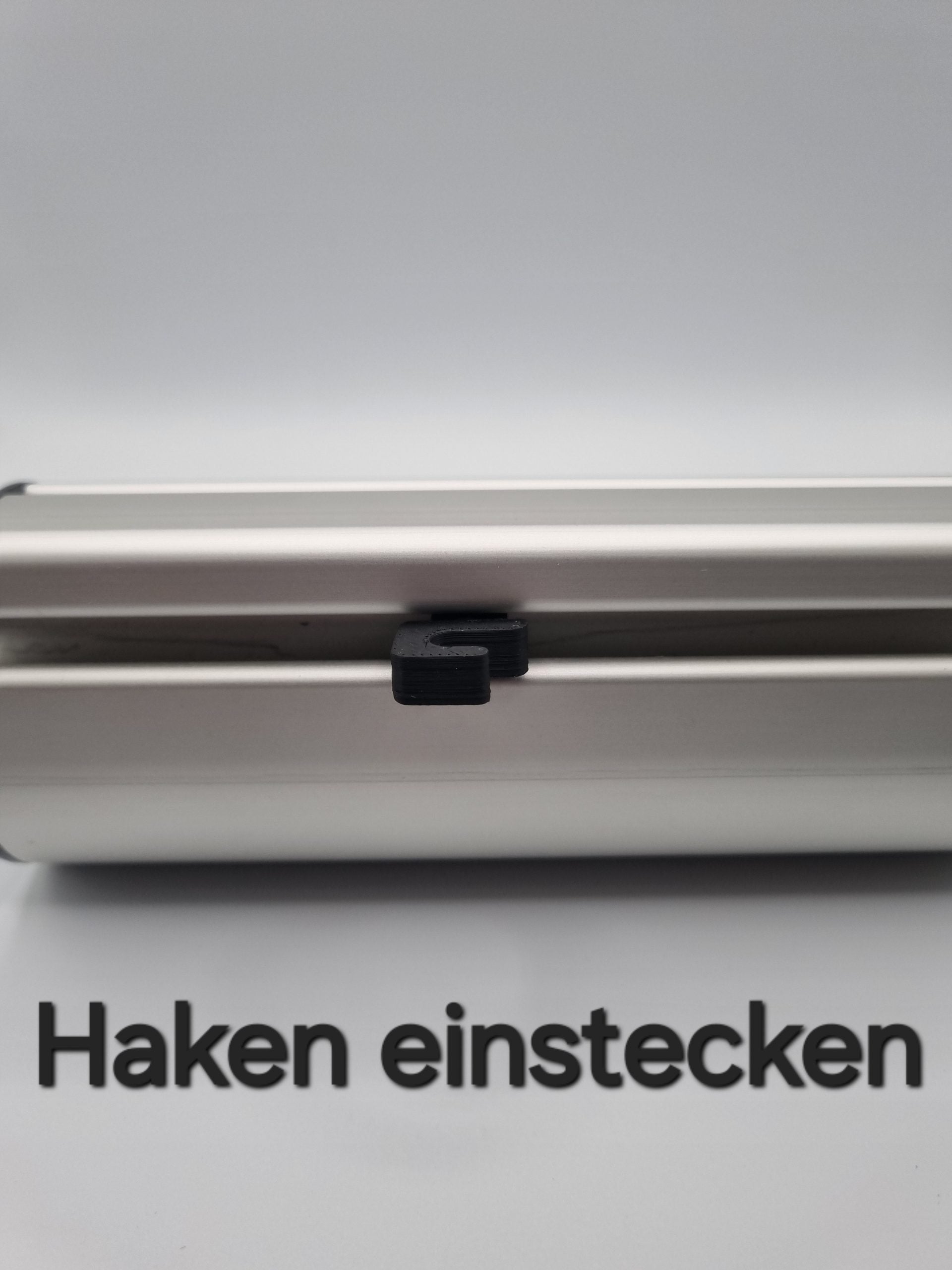 10'er Set Einsteckhaken für WIGO-Welle - Dachstangenführung -schwarz