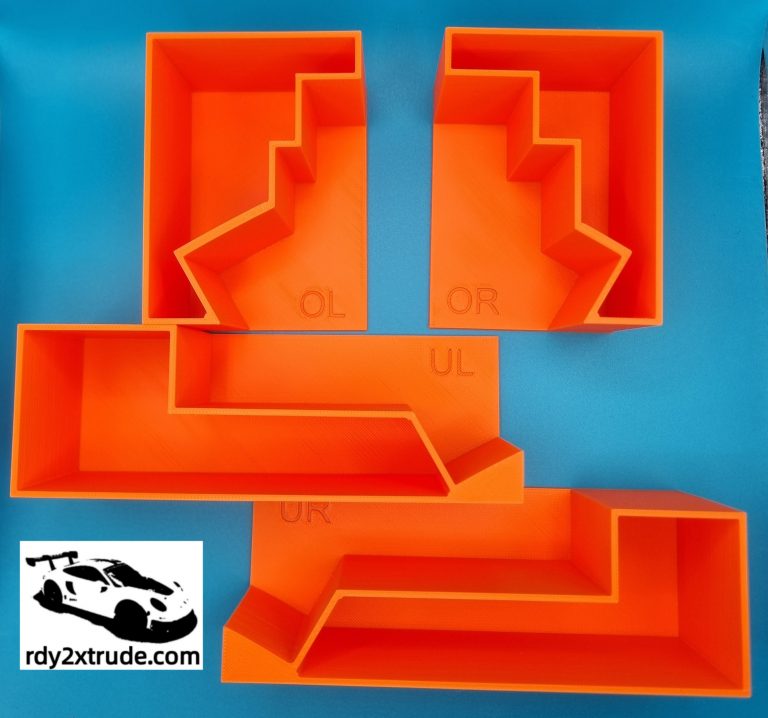 Transporteinsätze (Inlays) für Carrera HYBRID Fahrbahnteile im Original-Starterset Karton, verschiedene Farben