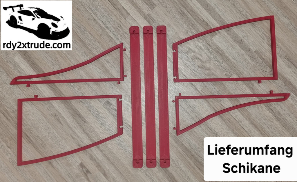Schikane (THE FIRST ONE) kompatibel mit Carrera HYBRID, rot