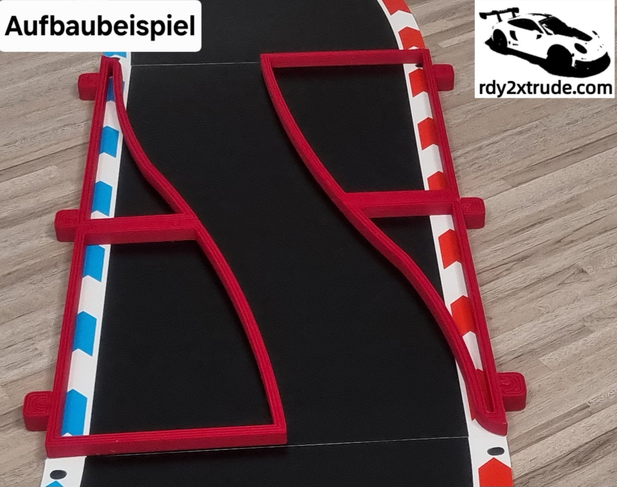 Schikane (THE FIRST ONE) kompatibel mit Carrera HYBRID, rot