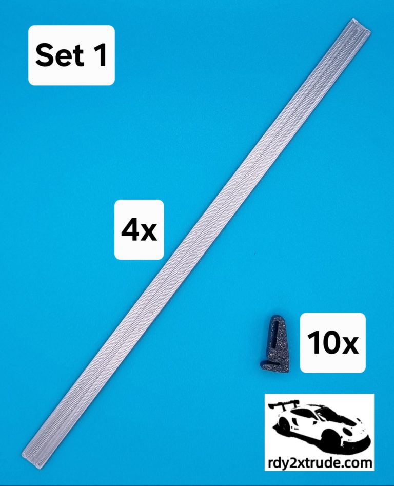 Leitplanken kompatibel zu Carrera Hybrid System, einreihig, verschiedene Ausführungen