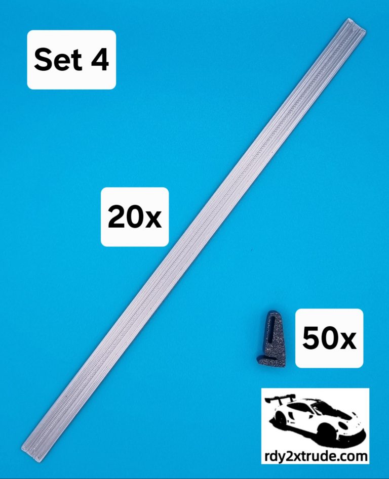 Leitplanken kompatibel zu Carrera Hybrid System, einreihig, verschiedene Ausführungen