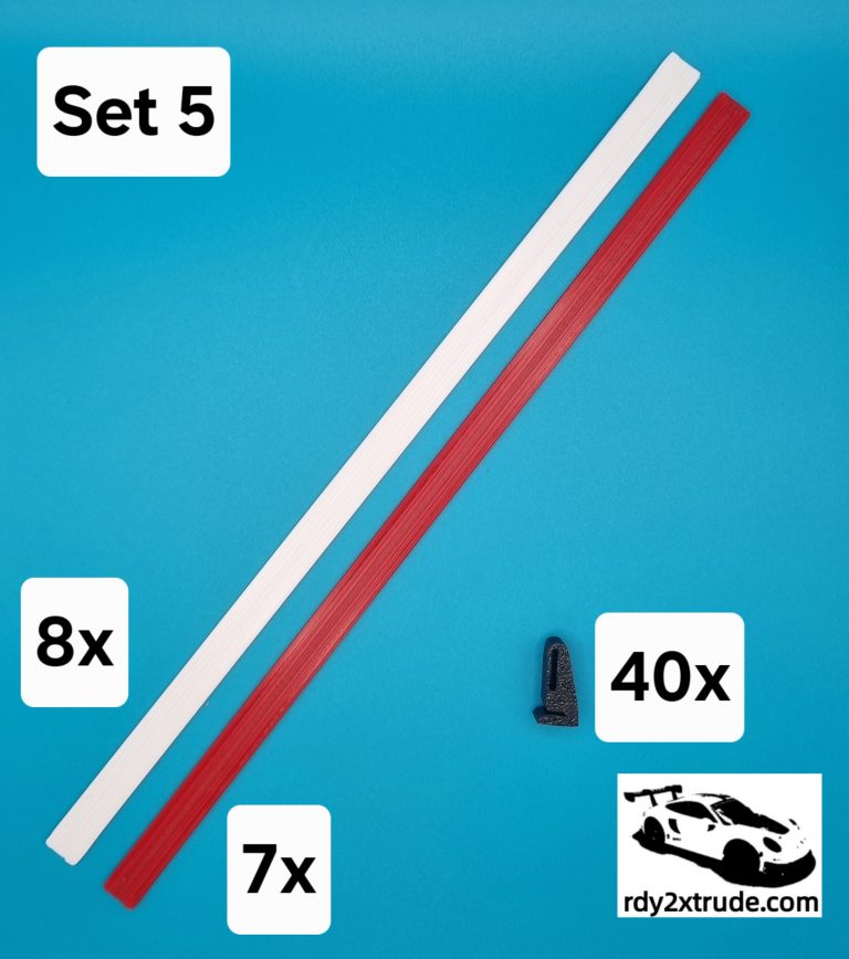 Leitplanken kompatibel zu Carrera Hybrid System, einreihig, verschiedene Ausführungen