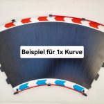 Leitplanken kompatibel zu Carrera Hybrid System, einreihig, verschiedene Ausführungen