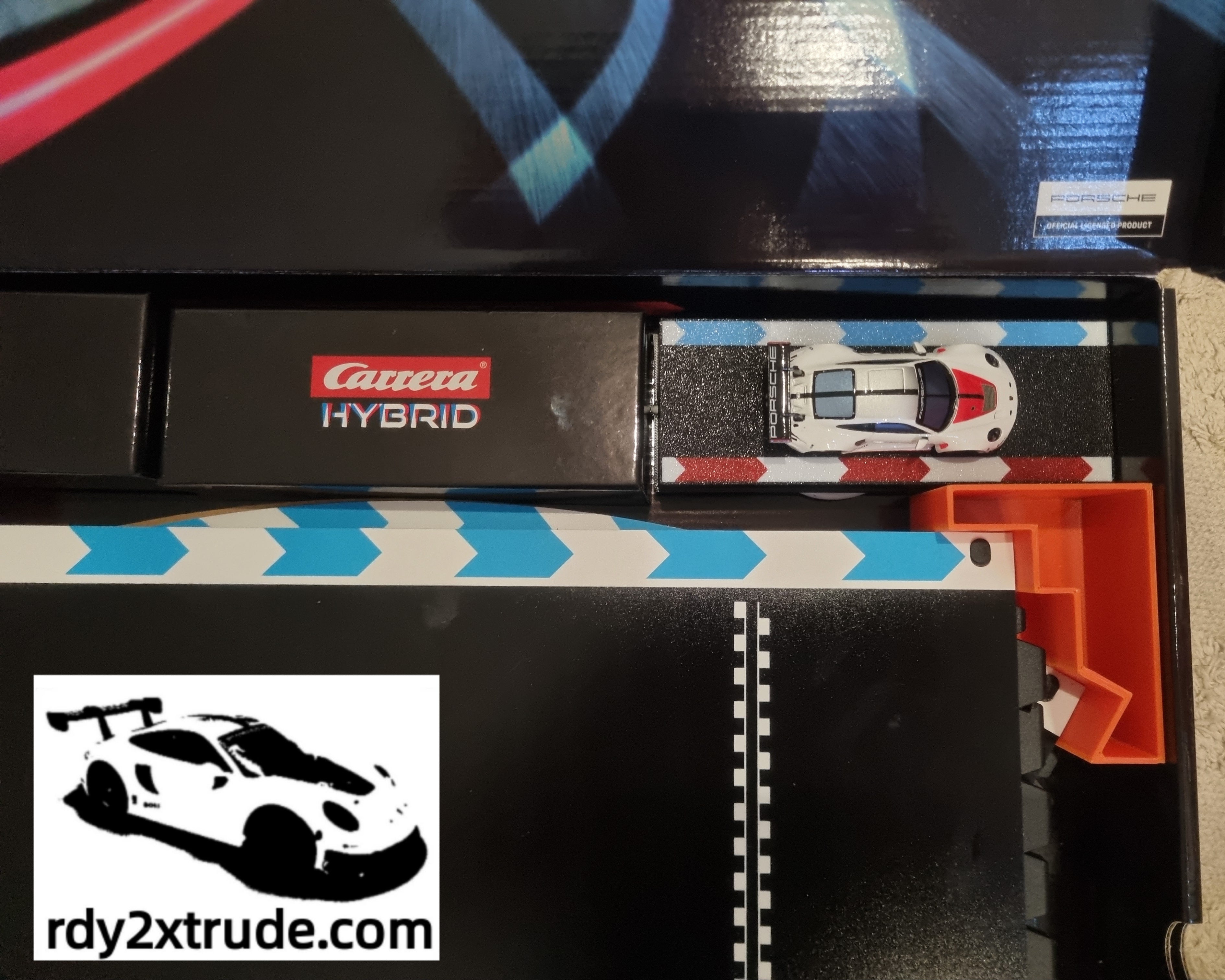 Ladedock kompatibel zu Original Carrera HYBRID Starterset-Karton, inkl. USB-Kabel