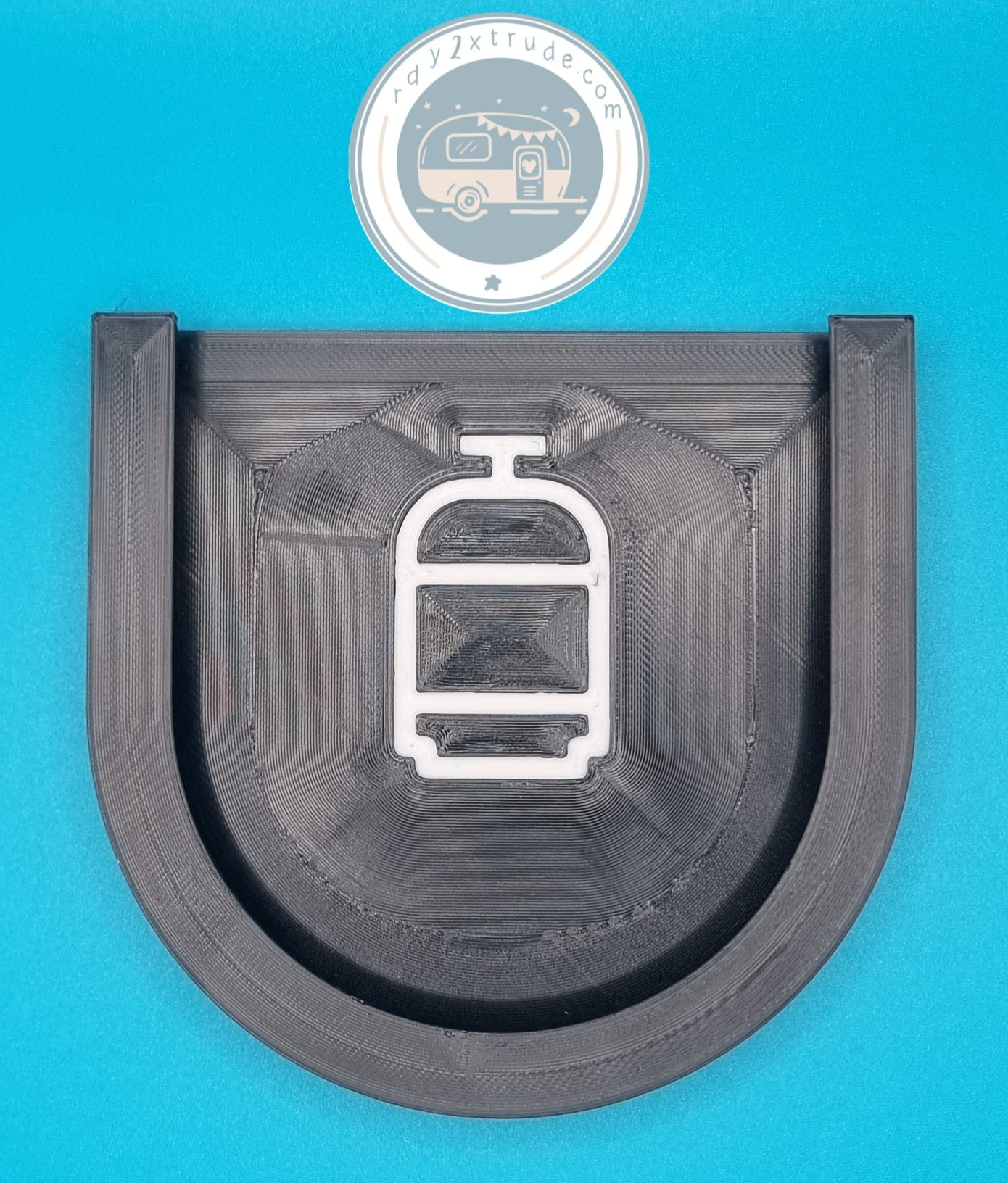 Gasflaschenkappenhalterung V2, versch. Farben