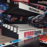 Tribüne 1:50 kompatibel mit Carrera HYBRID Bahnen