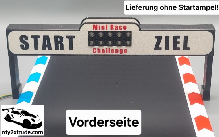 Startampelbrücke für Mini Race Challenge Startampel kompatibel mit Carrera HYBRID Bahnen