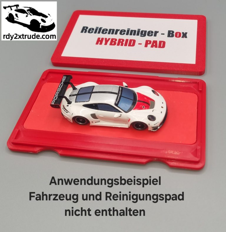 Reifenreiniger-Box HYBRID-PAD kompatibel zu Original Carrera Reinigungspad