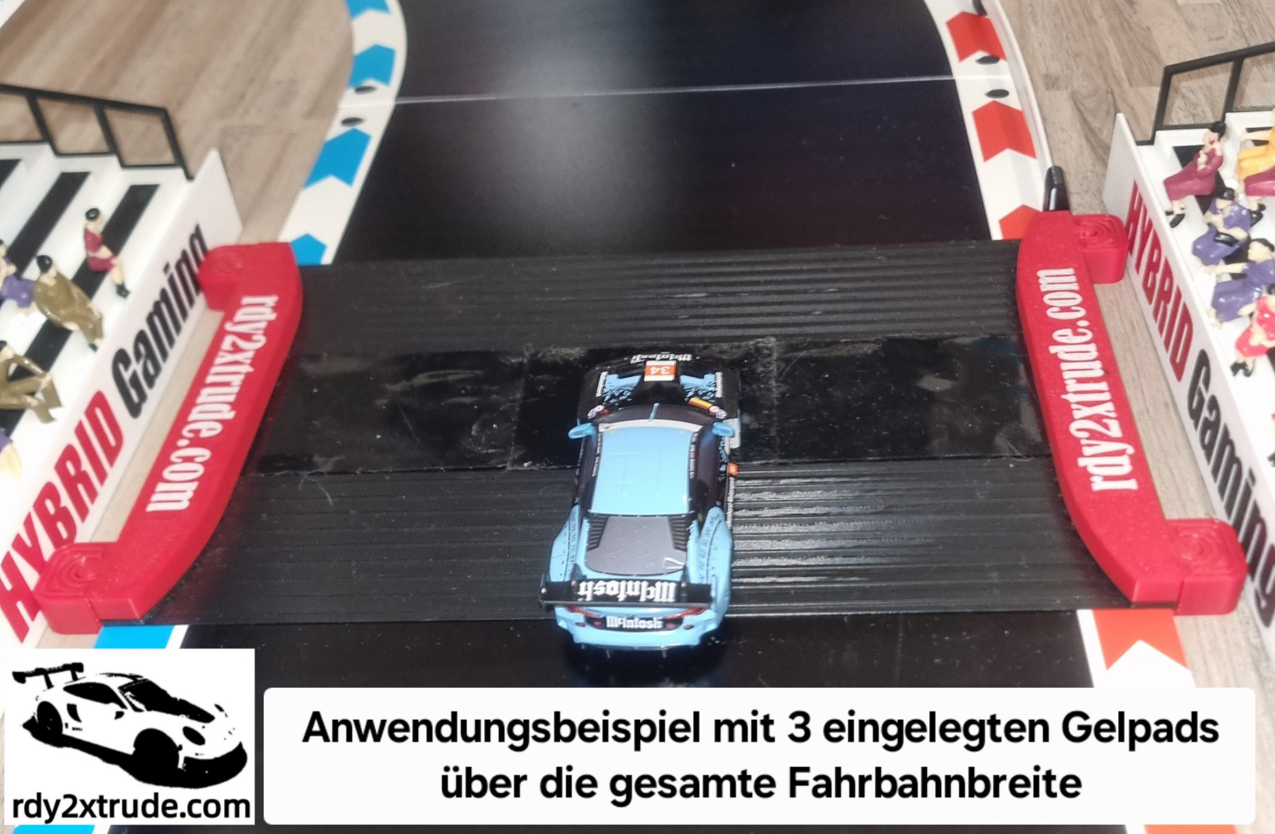 Überfahrt mit Reifenreinigungsfunktion kompatibel zu Carrera HYBRID
