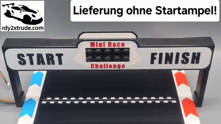 Startampelbrücke für Mini Race Challenge Startampel kompatibel mit Carrera HYBRID Bahnen