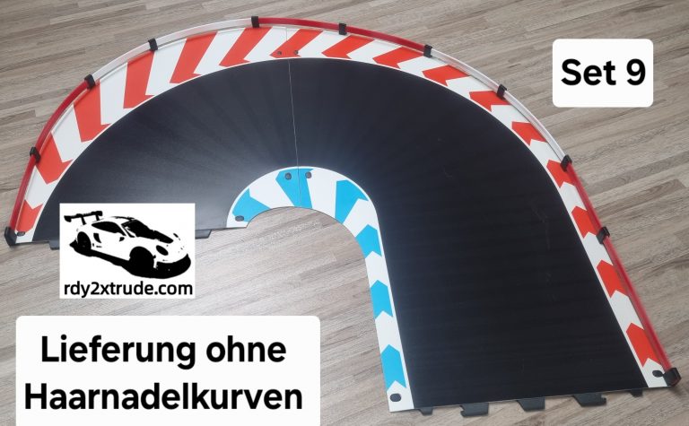 Leitplanken kompatibel zu Carrera Hybrid System, einreihig, verschiedene Ausführungen