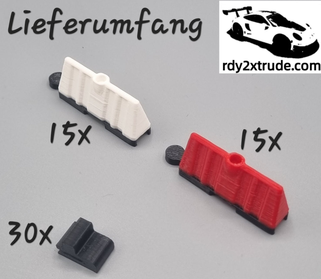 Fahrbahnbegrenzung Barrier2xtrude - verschiedene Ausführungen