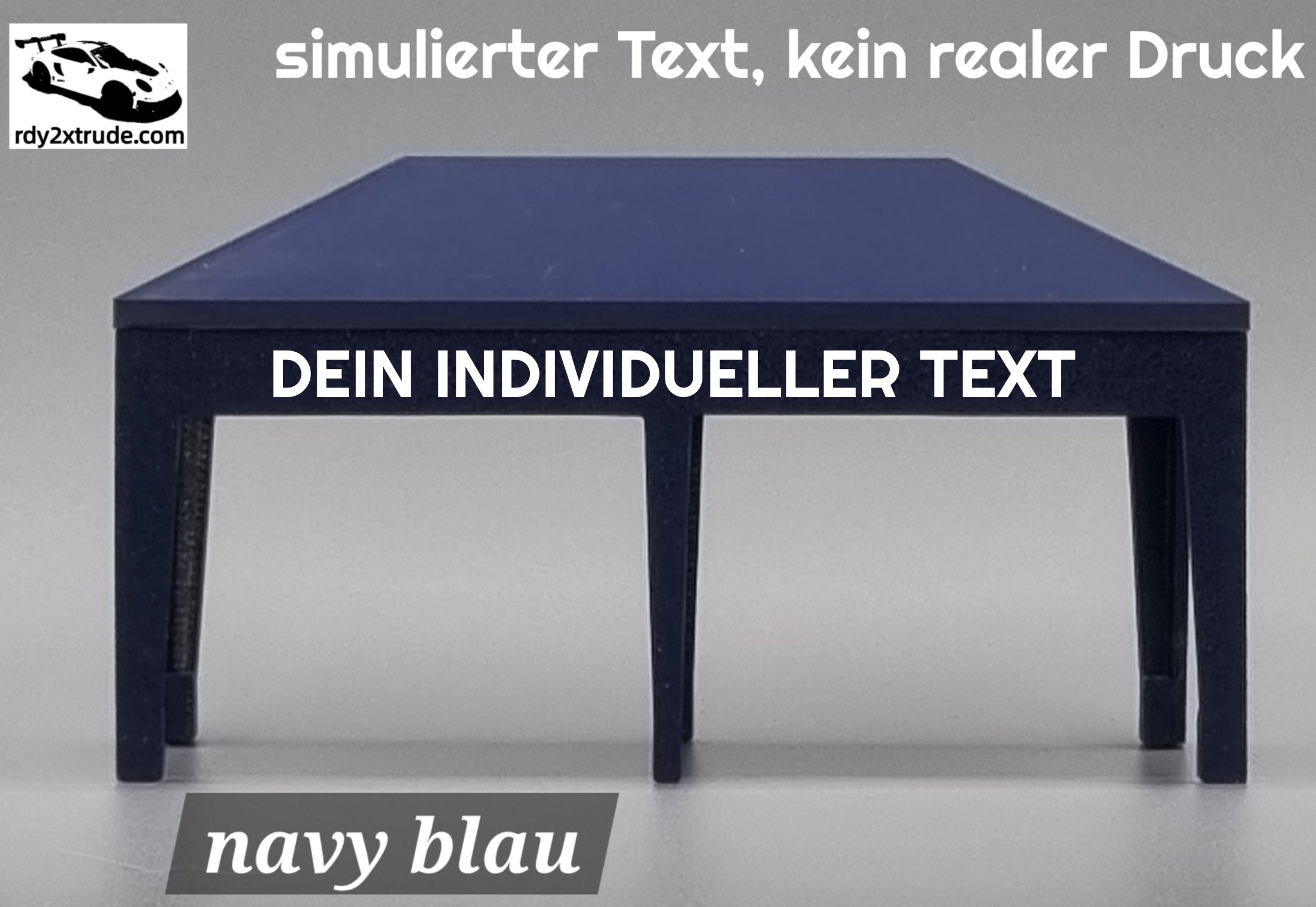 Rennpavillon Maßstab 1:50 für Carrera HYBRID, individuell beschriftbar