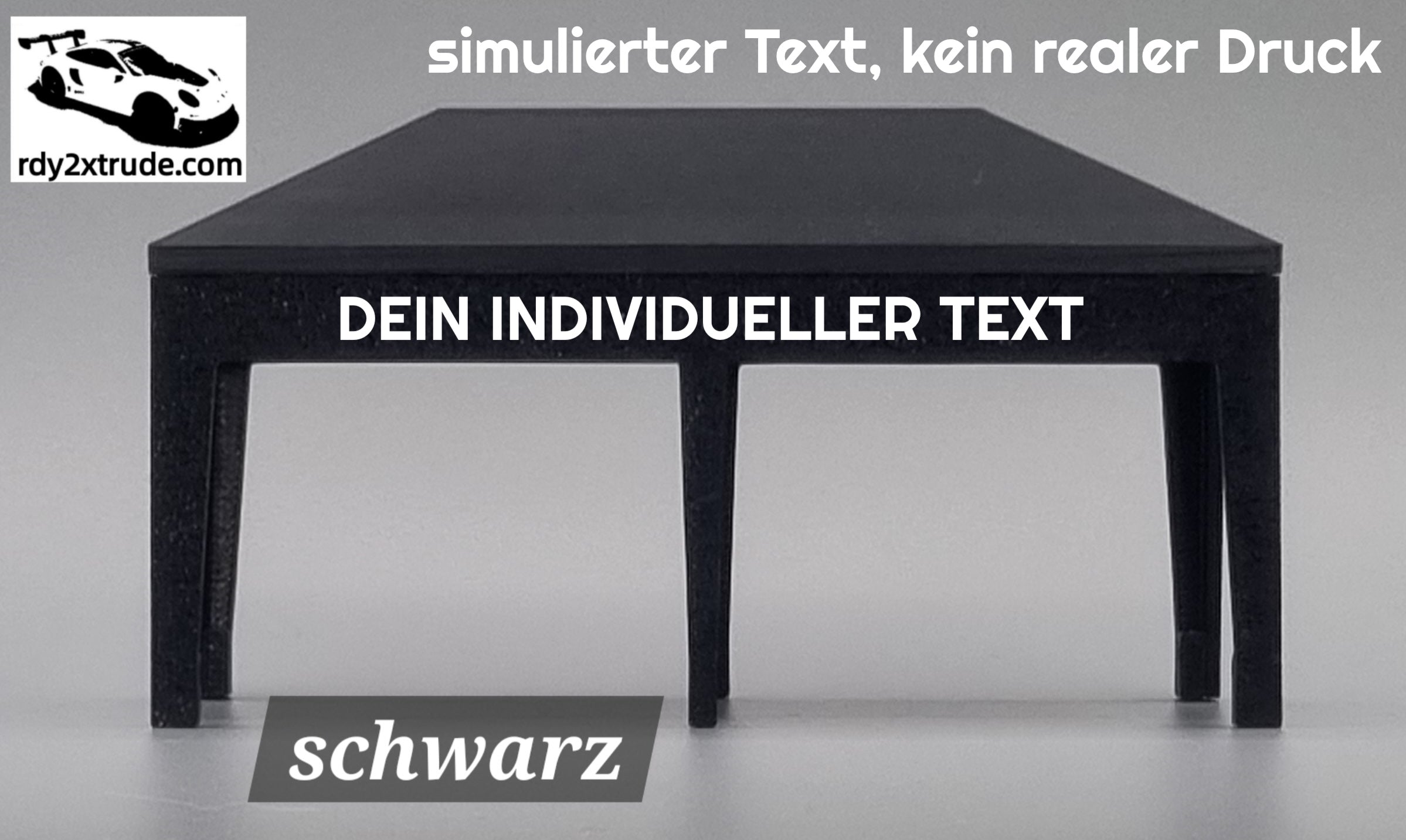 Rennpavillon Maßstab 1:50 für Carrera HYBRID, individuell beschriftbar