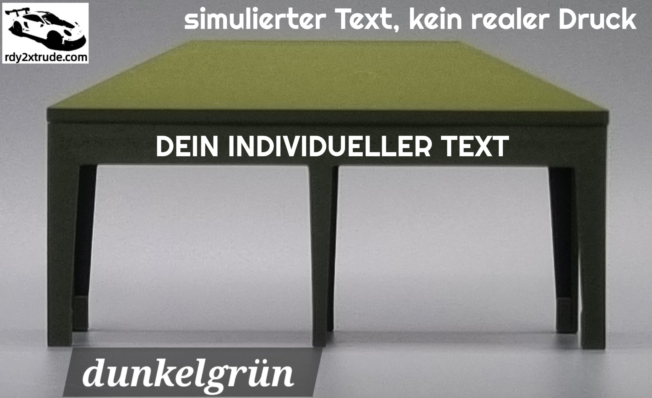 Rennpavillon Maßstab 1:50 für Carrera HYBRID, individuell beschriftbar