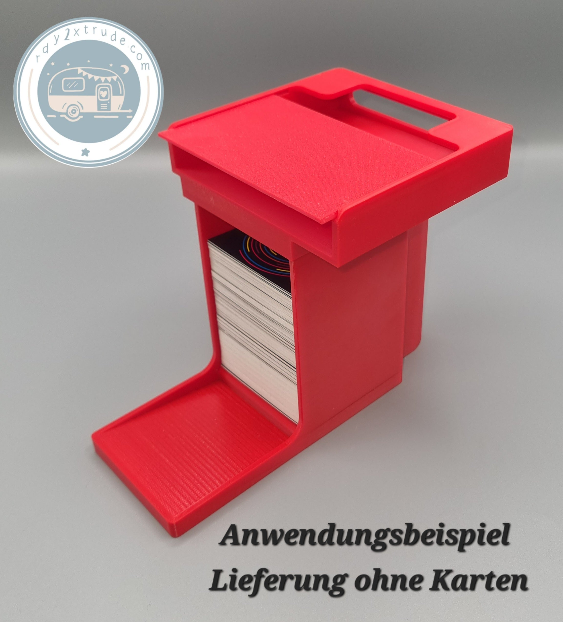 Kartenturm für Hitster Karten und Coins