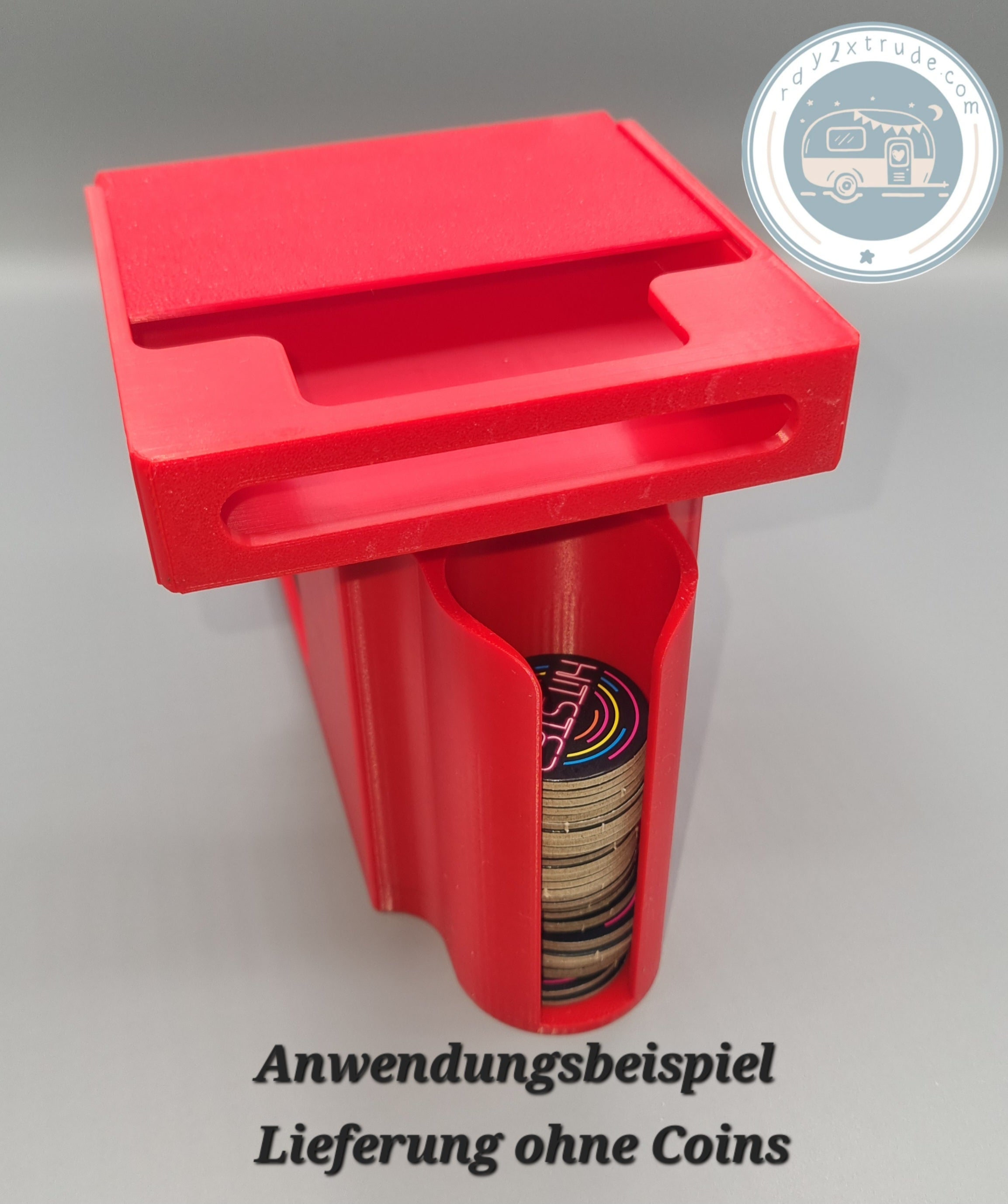 Kartenturm für Hitster Karten und Coins