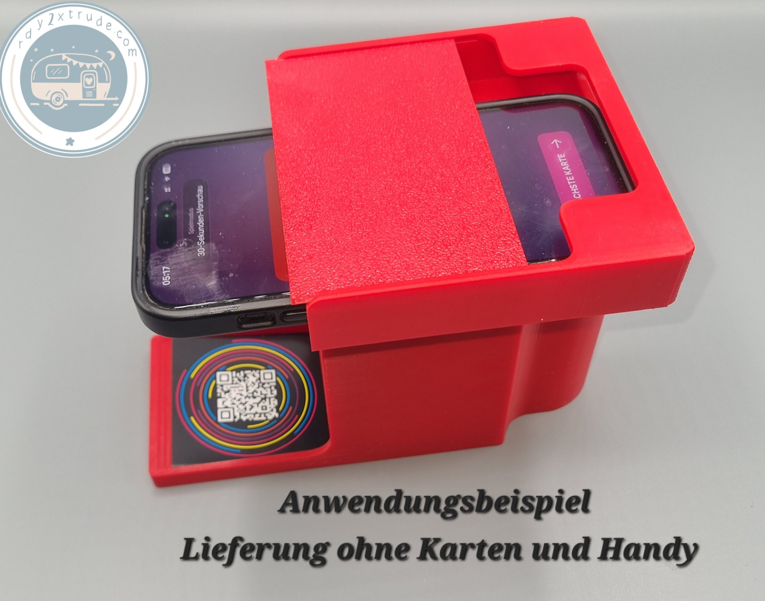 Kartenturm für Hitster Karten und Coins