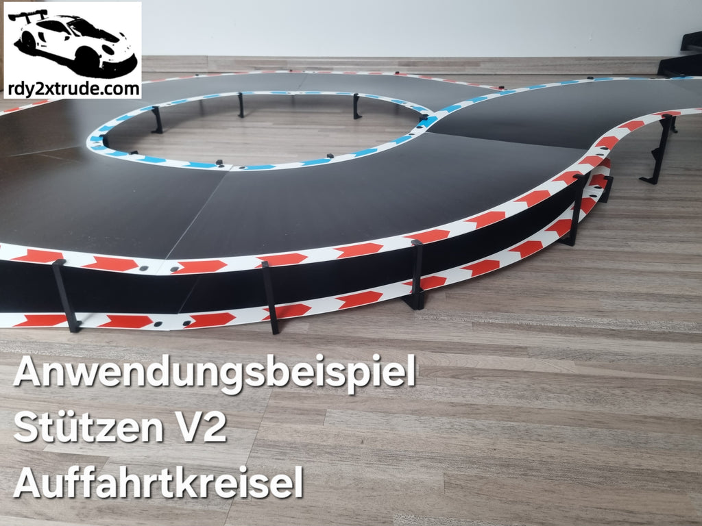 Stützen V2 zur Erstellung von Überführungen, Erhöhungen kompatibel mit Carrera HYBRID, Sets