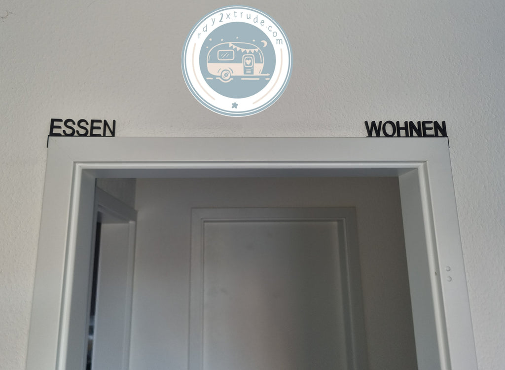 Türrahmenschild, verschiedene Ausführungen