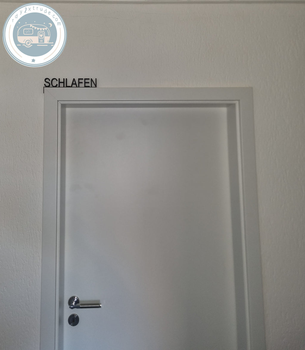 Türrahmenschild, verschiedene Ausführungen