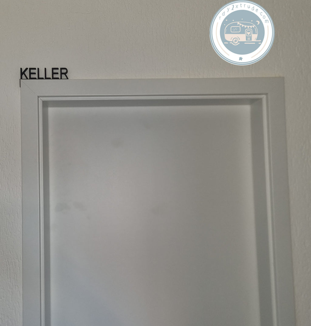 Türrahmenschild, verschiedene Ausführungen