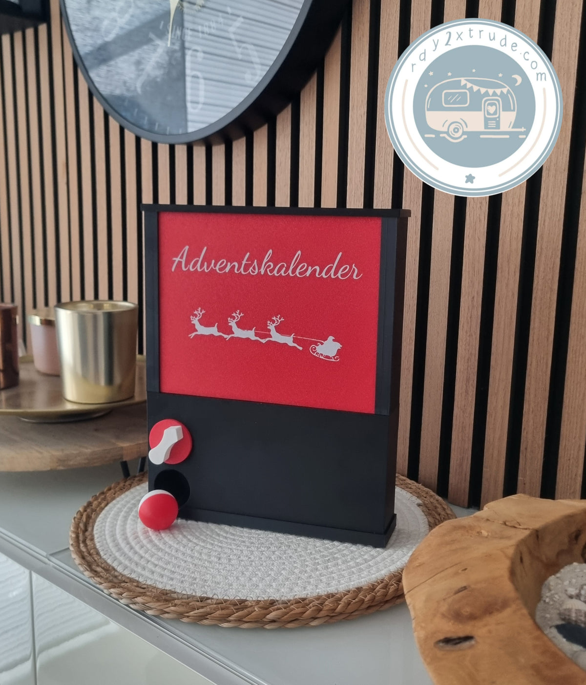 Kugelautomat Adventskalender für 38 mm Kugeln