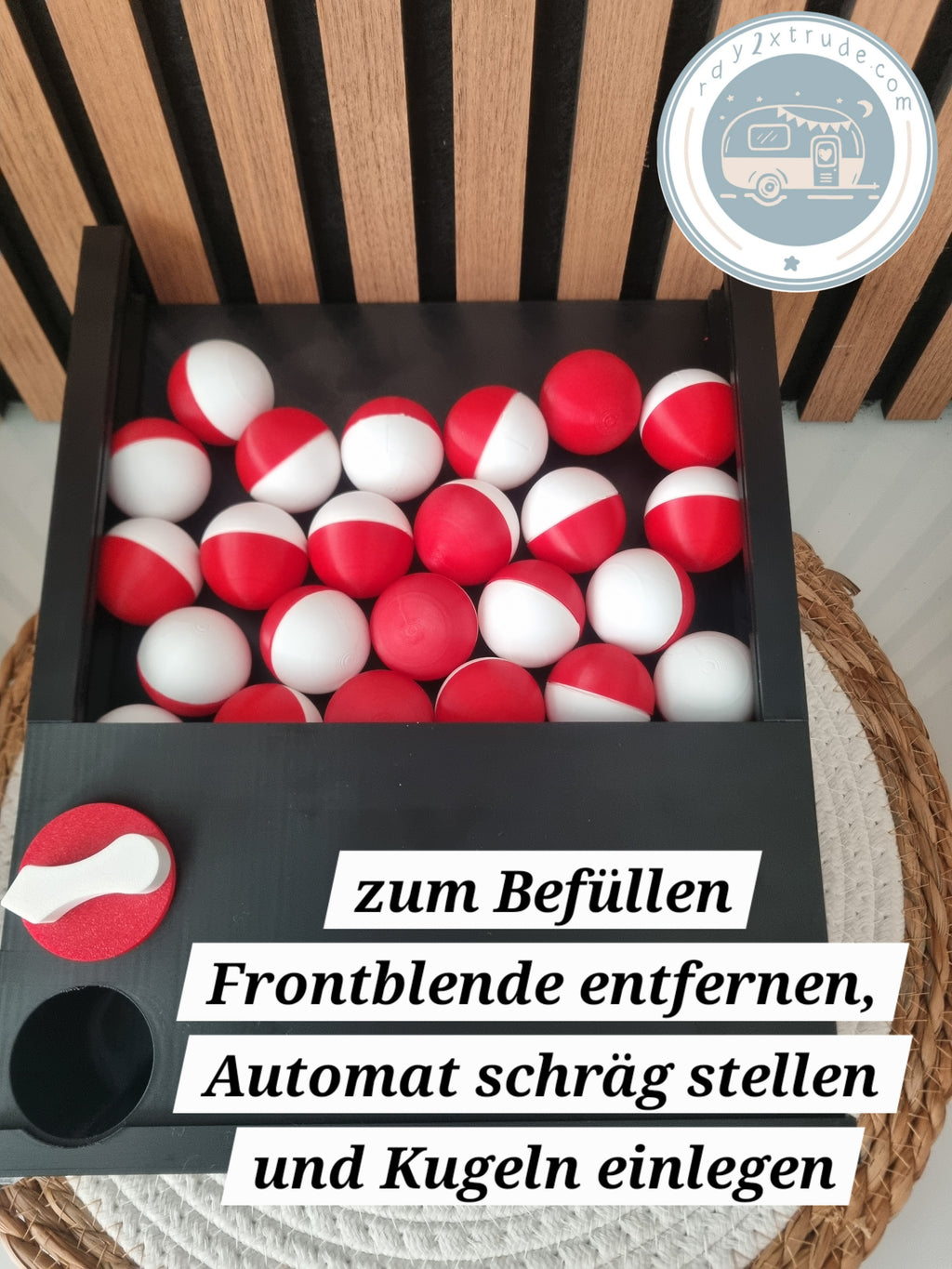 Kugelautomat Adventskalender für 38 mm Kugeln