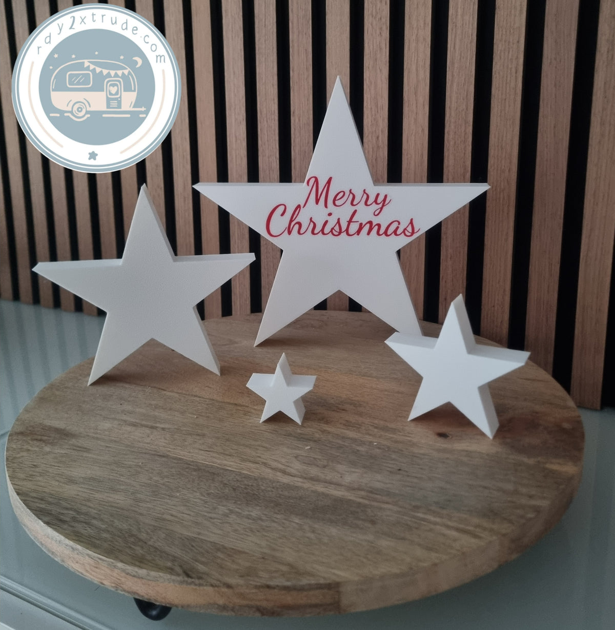 Weihnachtssterne zum Hinstellen 4er Set, verschiedene Ausführungen