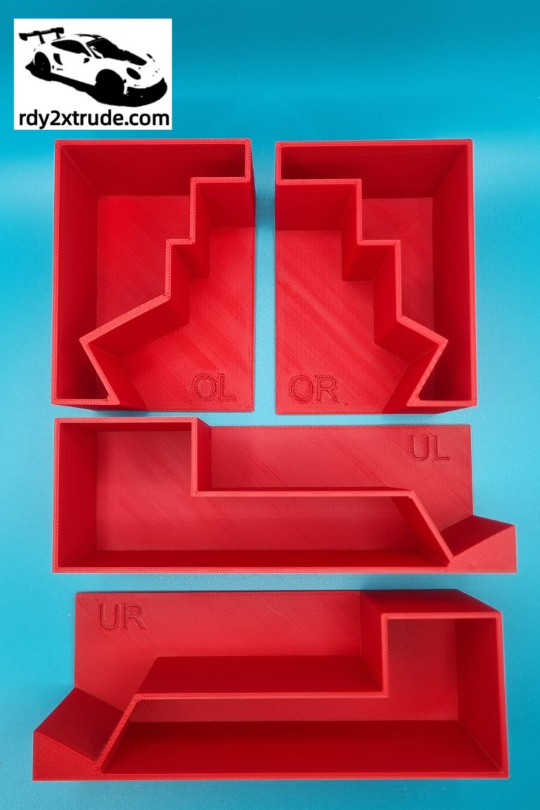 Transporteinsätze (Inlays) für Carrera HYBRID Fahrbahnteile im Original-Starterset Karton, verschiedene Farben