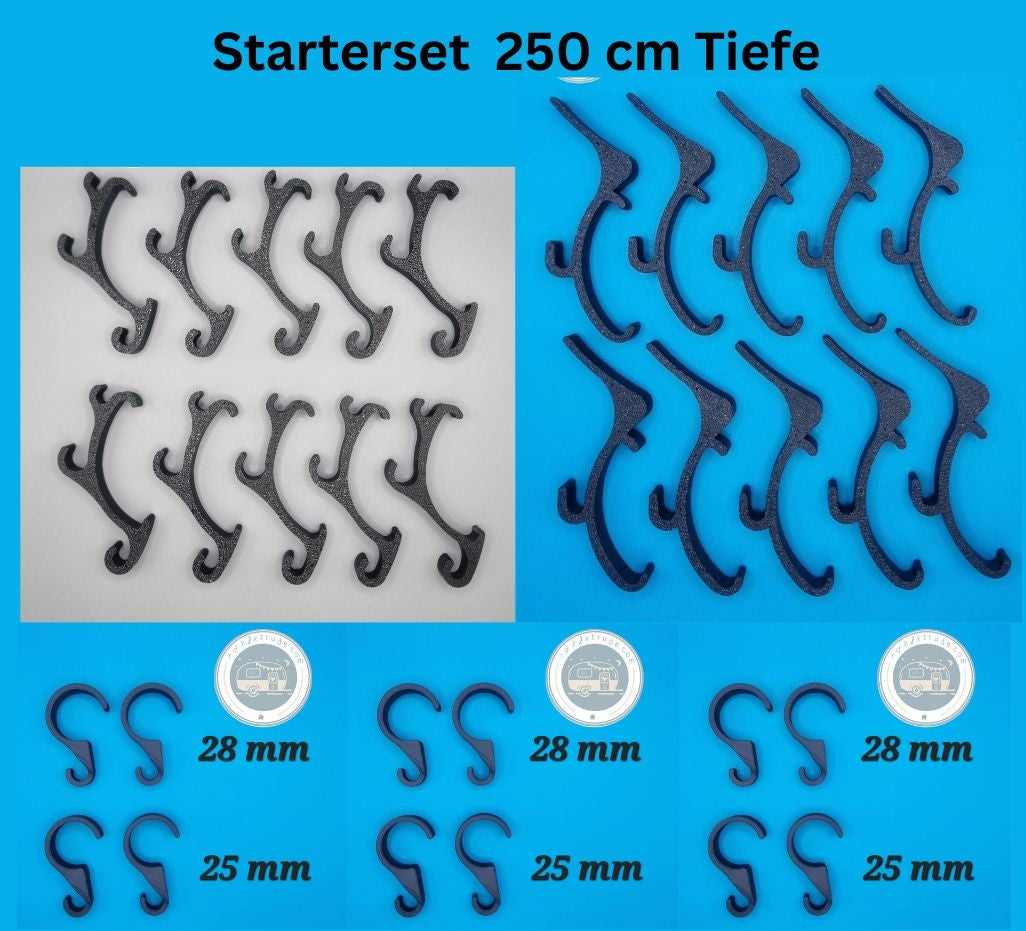Starterset Einclipshaken für die WIGO-Welle Mj 2016-2025, versch. Ausführungen