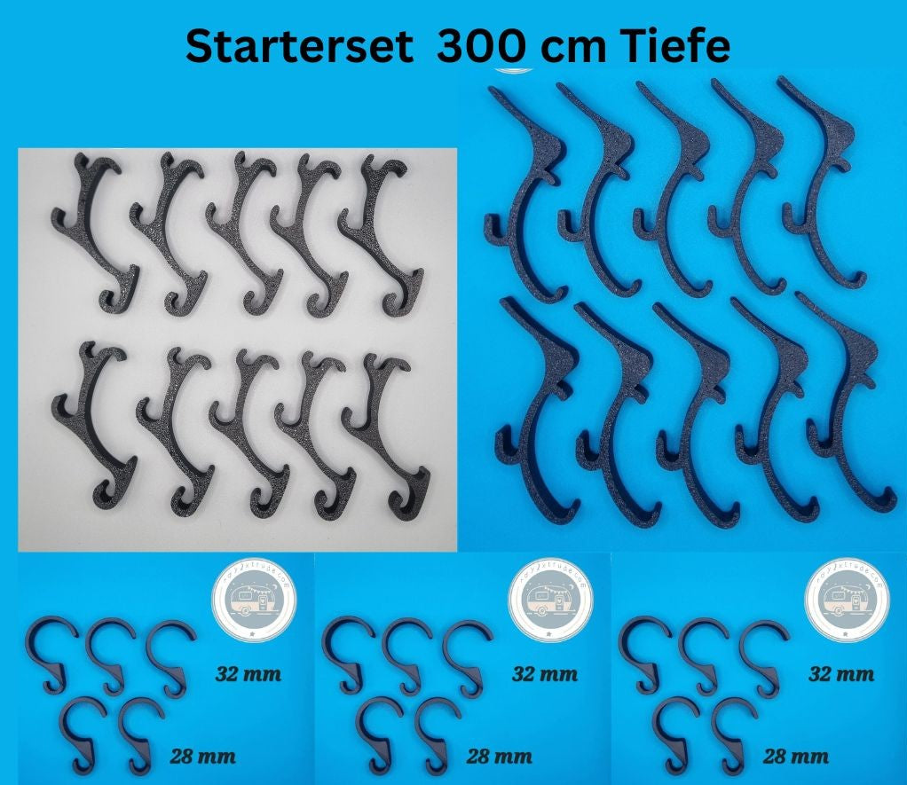 Starterset Einclipshaken für die WIGO-Welle Mj 2016-2025, versch. Ausführungen