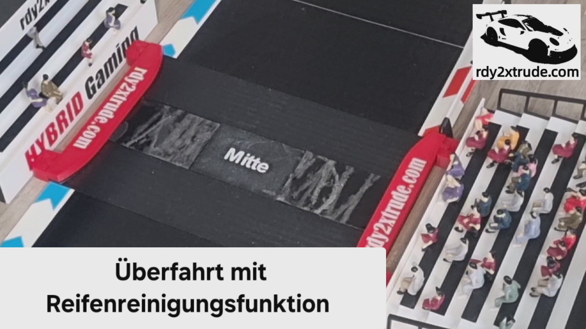 Überfahrt mit Reifenreinigungsfunktion kompatibel zu Carrera HYBRID