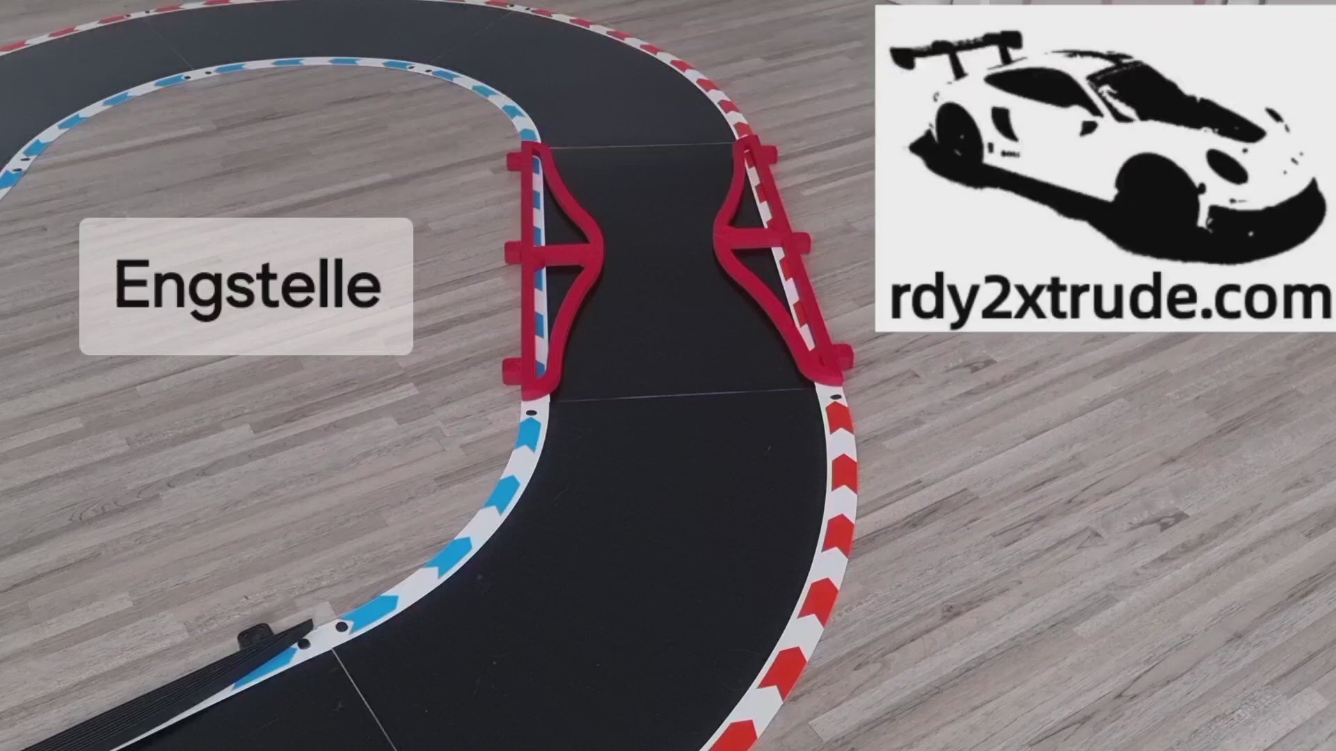 Engstelle (THE FIRST ONE) kompatibel mit Carrera HYBRID, rot