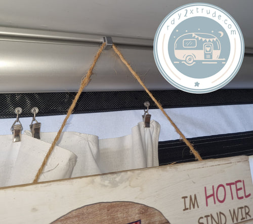 10'er Set Einsteckhaken für WIGO-Welle - Dachstangenführung