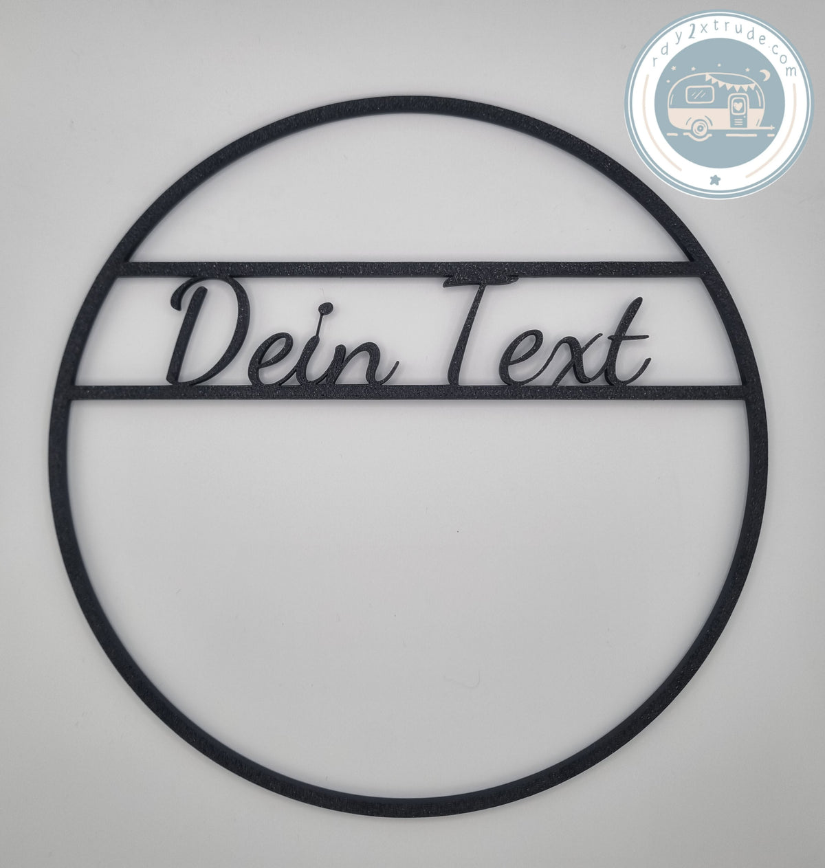 DekoRing als personalisierter Namensring oder individuell beschriftbar zum Aufhängen
