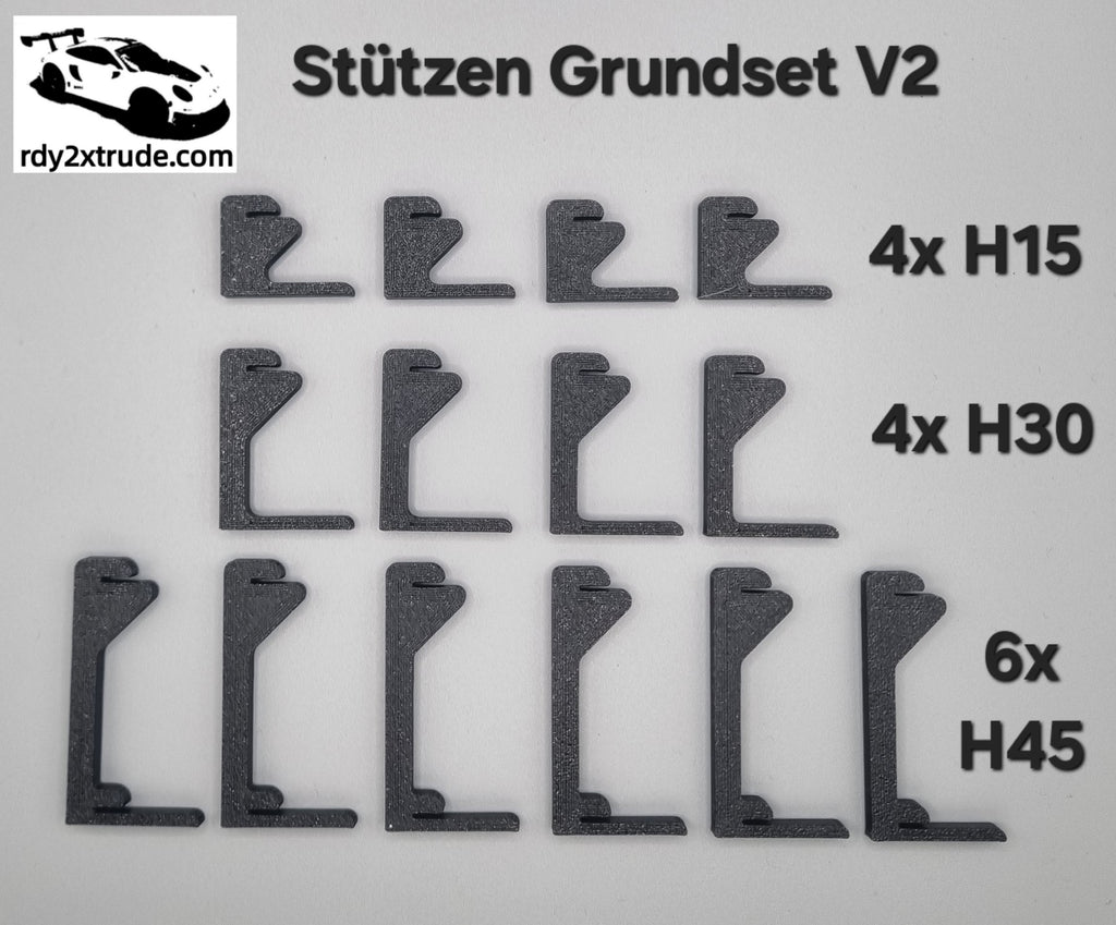 Stützen V2 zur Erstellung von Überführungen, Erhöhungen kompatibel mit Carrera HYBRID, Sets
