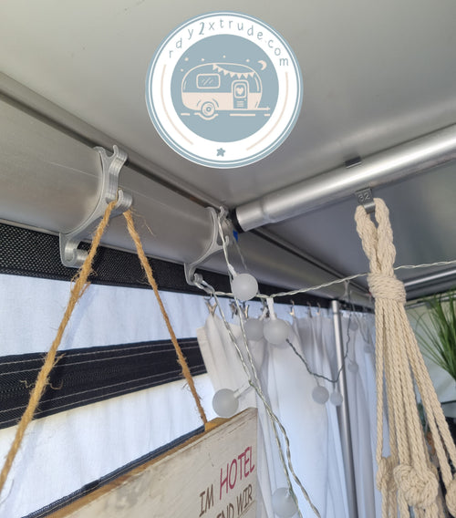 3fach-Haken innen zum Einclipsen in die WIGO-Welle - 10'er Set