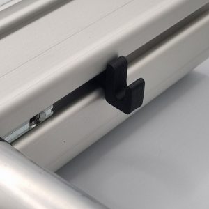 10'er Set Einsteckhaken für WIGO-Welle - Dachstangenführung -schwarz