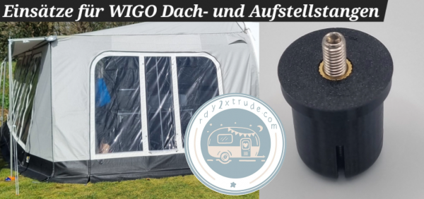 Einsatz für WIGO Aufstell-/Dachstangen Fixiersystem - Sets