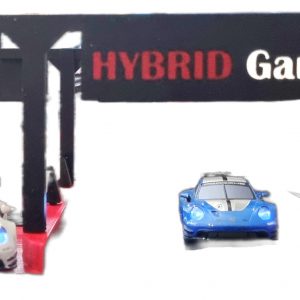 Boxengasse V2 easy2xtrude mit Reifenreinigungsfunktion kompatibel zu Carrera HYBRID, rot