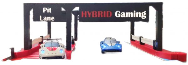 Boxengasse V2 easy2xtrude mit Reifenreinigungsfunktion kompatibel zu Carrera HYBRID, rot